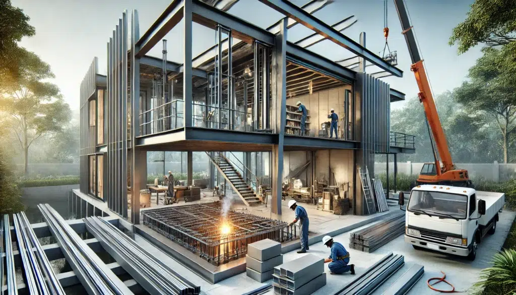 El acero como material en construcciones modernas