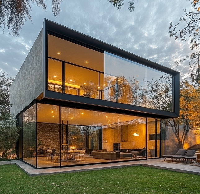 El Vidrio en Casas Modernas, Glass in Modern Homes