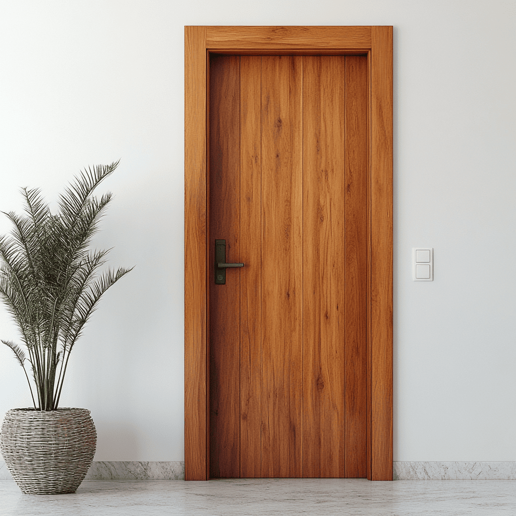 puerta de madera